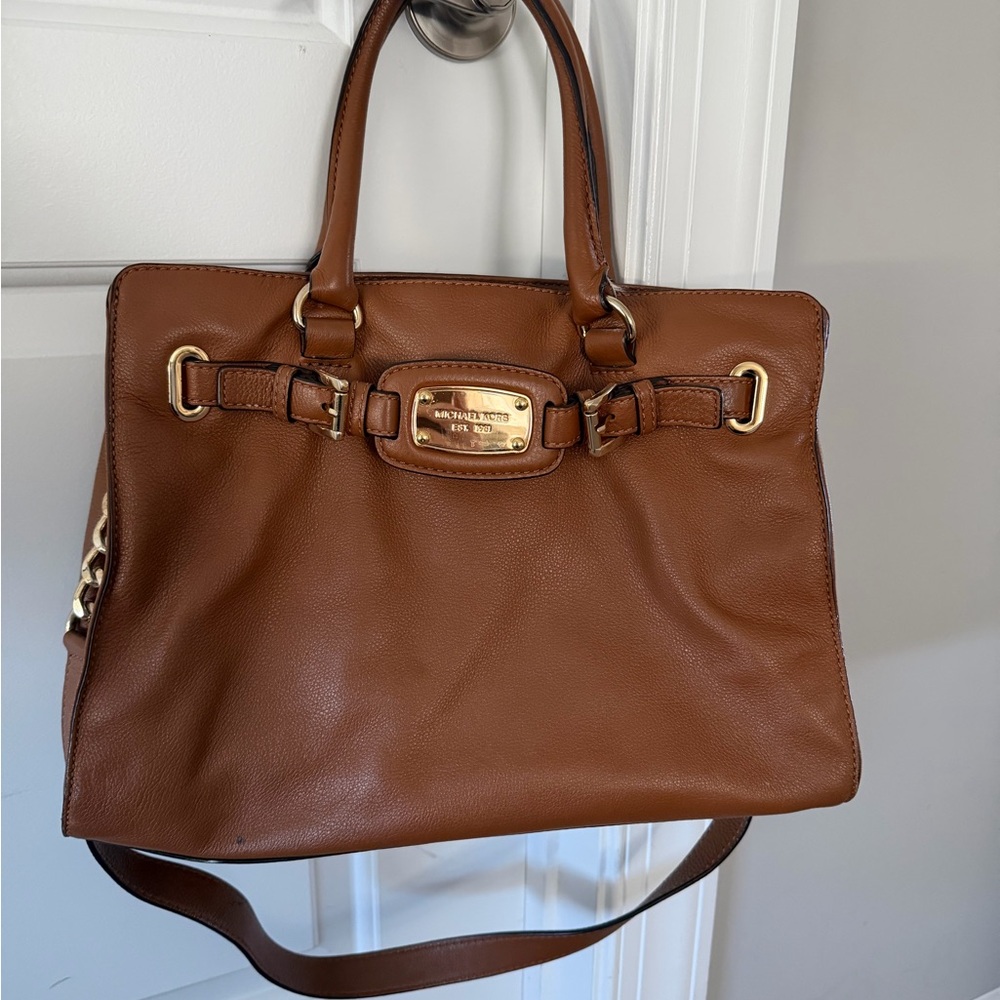 Michael Kors Tan Leather Satchel